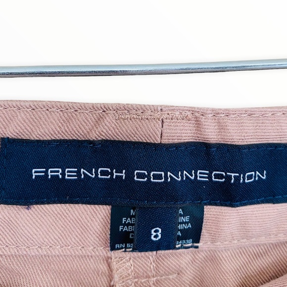 French Connection Pinky Tone Linen Blend Pant Size 8 - Picture 4 of 7